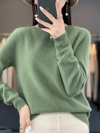 Anette | Soft Cotton Knit Sweater