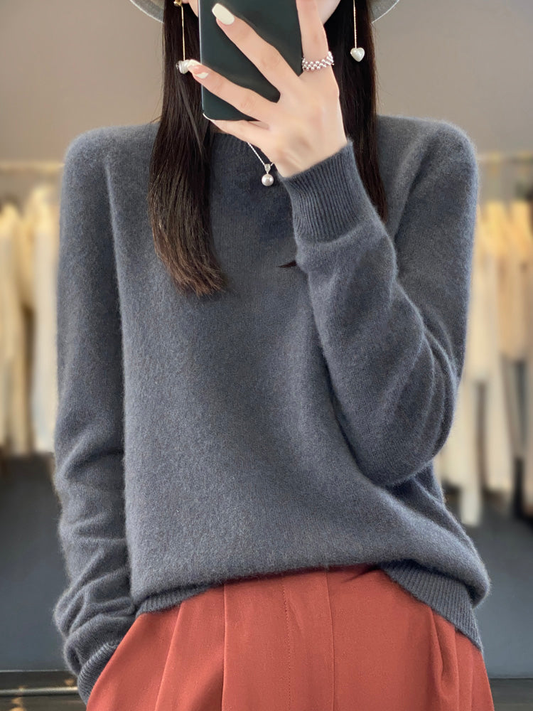 Anette | Soft Cotton Knit Sweater