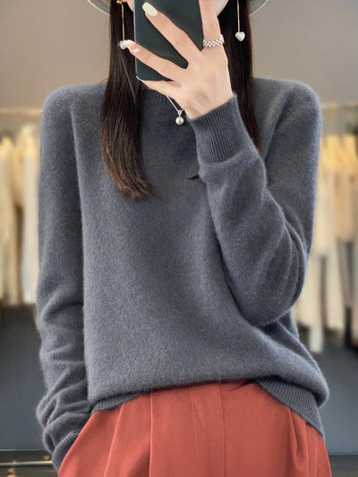 Anette | Soft Cotton Knit Sweater