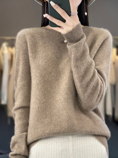Anette | Soft Cotton Knit Sweater