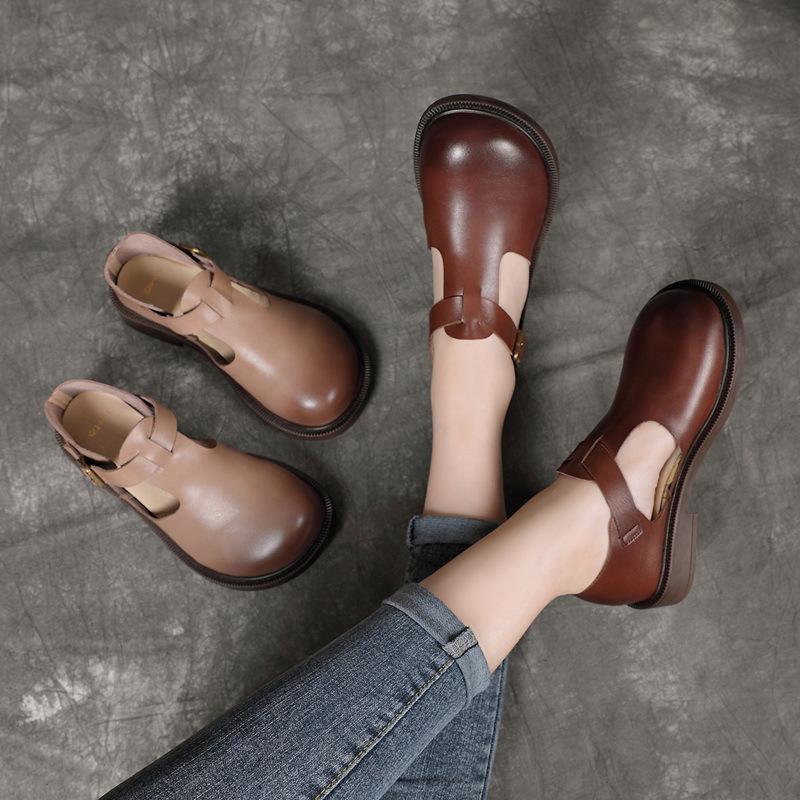 Colette™ Leather Mary Jane Shoes